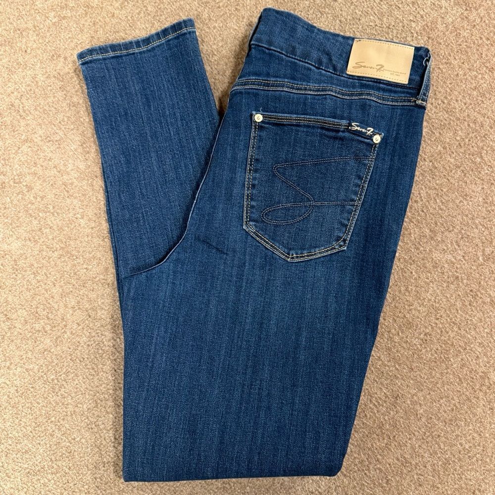 Seven7 Tummyless High Rise Skinny Jeans